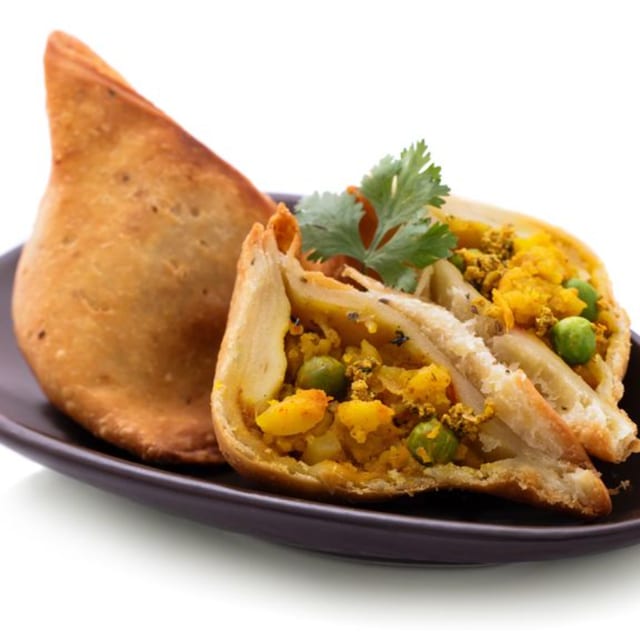 Samosas.